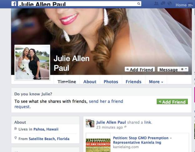 julie allen paul